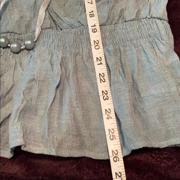 Mine Light blue sleeveless blouse sz XL - Picture 8 of 8